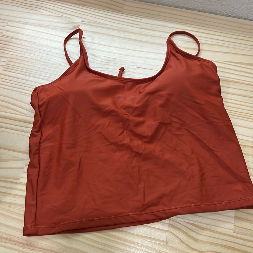 Rust Red Women’s Bikini Tank Top